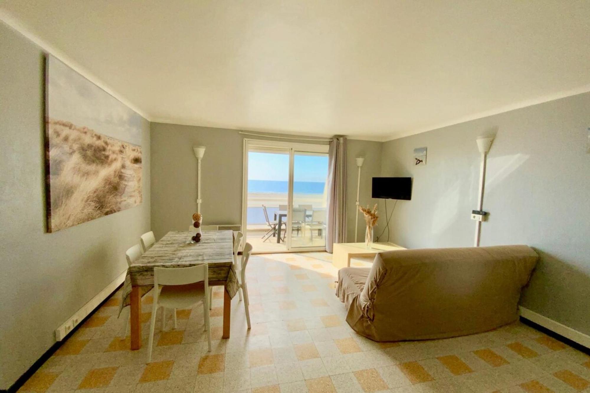 The Beach - Beachfront 2 Bedrooms With View ! Palavas-les-Flots Εξωτερικό φωτογραφία